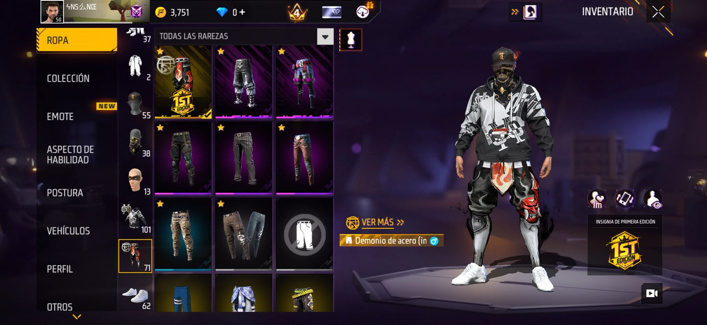 🔥 Cuenta Free Fire