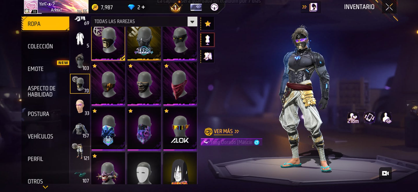 🔥 Cuenta Free Fire