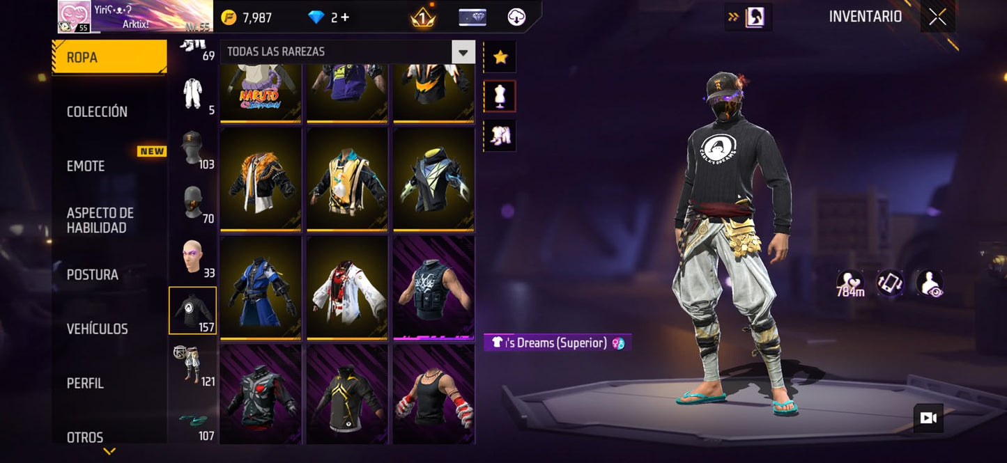 🔥 Cuenta Free Fire