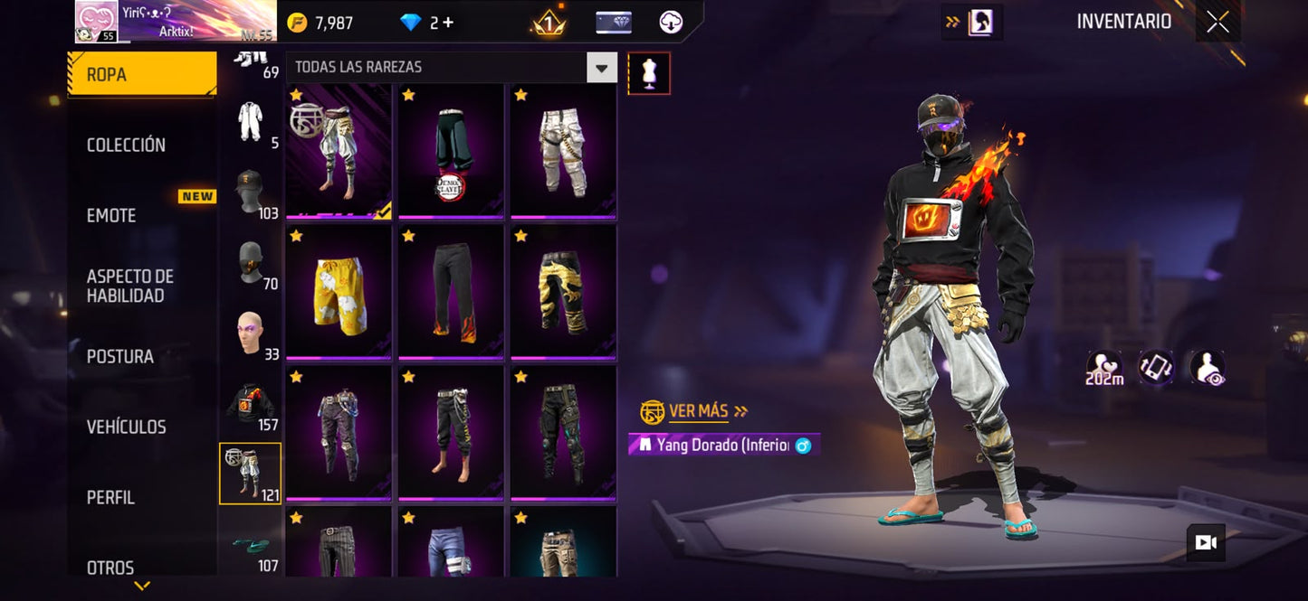 🔥 Cuenta Free Fire