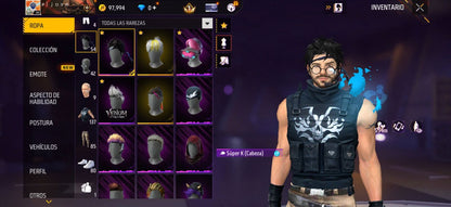 344 FREE FIRE! CUENTA SEMI VETERANA CON 1 EVO, MP40 DE INCUBADORA! 137 PECHOS! CHAQUETAS DE ORO DESDE LA S10! VENOM! NARUTO! JORDANS! ROPA DE EVENTOS Y CUBOS! PERFECTA PARA COMBINAR! REGIÓN: EEUU (399mx @everyone