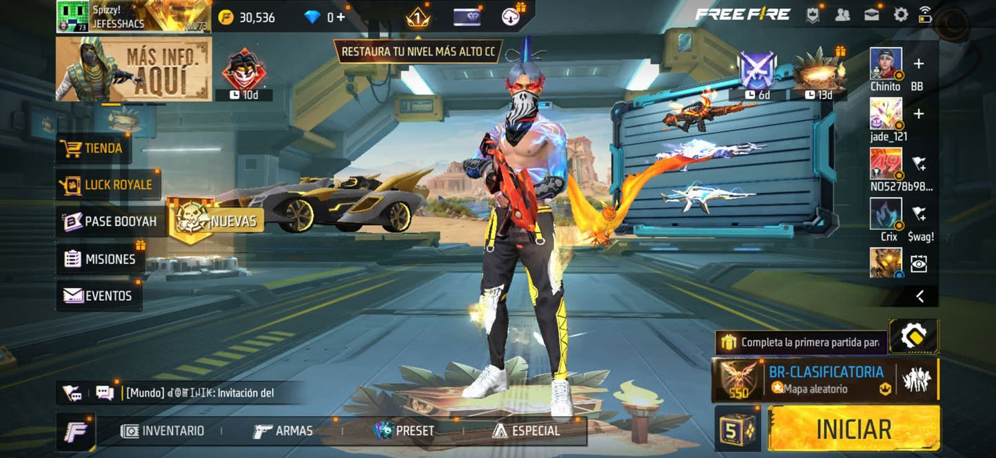 345 FREE FIRE! CUENTA MIXTA Y VETERANA CON 11 EVOS, 6 AL NIVEL MÁXIMO! 753 PECHOS! PASES ANTIGUOS! TRAJE COBRA! SCORPION! ATTACK ON TITÁN! INCUBADORAS CARAS Y CHIDAS! CHAQUETAS DE HEROICO Y ORO VETERANAS! CULLO DE TORTUGA! ANGELICALES DE HOMBRE Y...