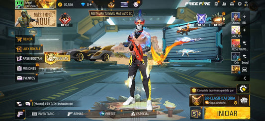 345 FREE FIRE! CUENTA MIXTA Y VETERANA CON 11 EVOS, 6 AL NIVEL MÁXIMO! 753 PECHOS! PASES ANTIGUOS! TRAJE COBRA! SCORPION! ATTACK ON TITÁN! INCUBADORAS CARAS Y CHIDAS! CHAQUETAS DE HEROICO Y ORO VETERANAS! CULLO DE TORTUGA! ANGELICALES DE HOMBRE Y...