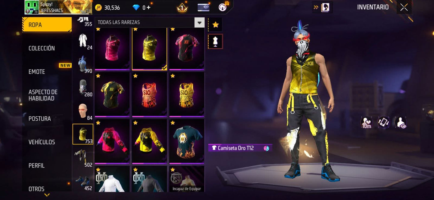 345 FREE FIRE! CUENTA MIXTA Y VETERANA CON 11 EVOS, 6 AL NIVEL MÁXIMO! 753 PECHOS! PASES ANTIGUOS! TRAJE COBRA! SCORPION! ATTACK ON TITÁN! INCUBADORAS CARAS Y CHIDAS! CHAQUETAS DE HEROICO Y ORO VETERANAS! CULLO DE TORTUGA! ANGELICALES DE HOMBRE Y...