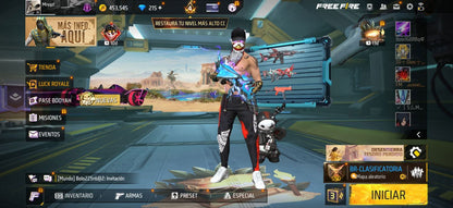 346 FREE FIRE! CUENTA MIXTA CON 10 EVOS, 2 AL NIVEL MÁXIMO Y BUENAS ARMAS DE INCUBADORA! 740 PECHOS!! PASES ANTIGUOS! TRAJE BOOYAH! NARUTO! CUELLOS DE TORTUGA! CHAQUETA DE S10! PLAYERAS DE FUTBOL! ROPA DE EVENTOS E INCUBADORAS! ANGELICALES DE HOMBRE...