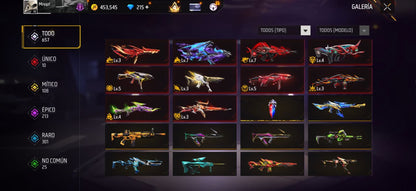 346 FREE FIRE! CUENTA MIXTA CON 10 EVOS, 2 AL NIVEL MÁXIMO Y BUENAS ARMAS DE INCUBADORA! 740 PECHOS!! PASES ANTIGUOS! TRAJE BOOYAH! NARUTO! CUELLOS DE TORTUGA! CHAQUETA DE S10! PLAYERAS DE FUTBOL! ROPA DE EVENTOS E INCUBADORAS! ANGELICALES DE HOMBRE...