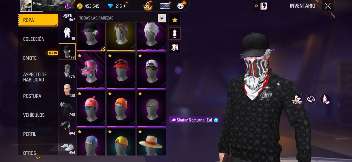 346 FREE FIRE! CUENTA MIXTA CON 10 EVOS, 2 AL NIVEL MÁXIMO Y BUENAS ARMAS DE INCUBADORA! 740 PECHOS!! PASES ANTIGUOS! TRAJE BOOYAH! NARUTO! CUELLOS DE TORTUGA! CHAQUETA DE S10! PLAYERAS DE FUTBOL! ROPA DE EVENTOS E INCUBADORAS! ANGELICALES DE HOMBRE...