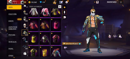347 FREE FIRE! CUENTA MIXTA Y SEMI VETERANA CON 8 EVOS, 4 AL NIVEL MÁXIMO Y BUENAS ARMAS DE INCUBADORA! 625 PECHOS!!PASES SEMI ANTIGUOS! TRAJE COBRA! CJAQUETAS DE HEROICO Y ORO ANTIGUAS! CUELLO DE TORTUGA! MUCHA ROPA DE EVENTOS E INCUBADORAS CHIDAS!...