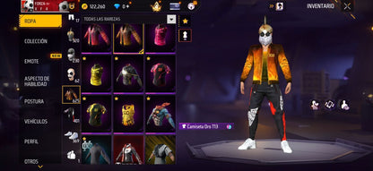 347 FREE FIRE! CUENTA MIXTA Y SEMI VETERANA CON 8 EVOS, 4 AL NIVEL MÁXIMO Y BUENAS ARMAS DE INCUBADORA! 625 PECHOS!!PASES SEMI ANTIGUOS! TRAJE COBRA! CJAQUETAS DE HEROICO Y ORO ANTIGUAS! CUELLO DE TORTUGA! MUCHA ROPA DE EVENTOS E INCUBADORAS CHIDAS!...
