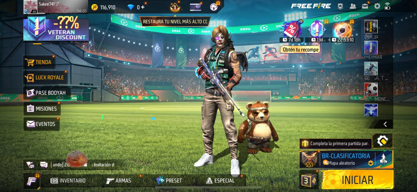 🔥 Cuenta Free Fire