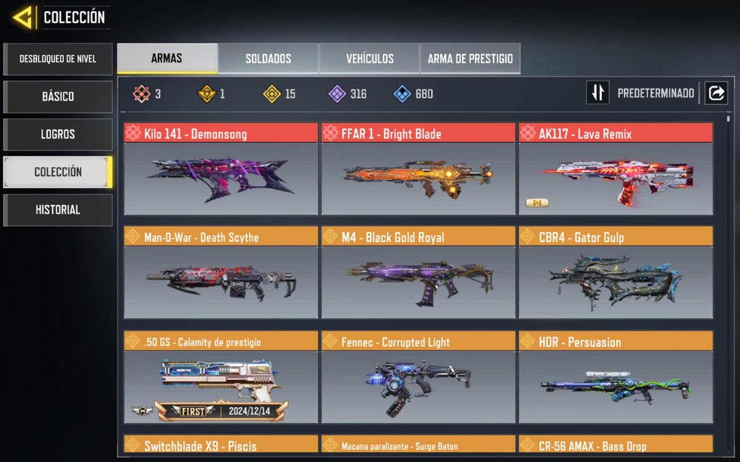 🎖️ Cuenta COD Mobile