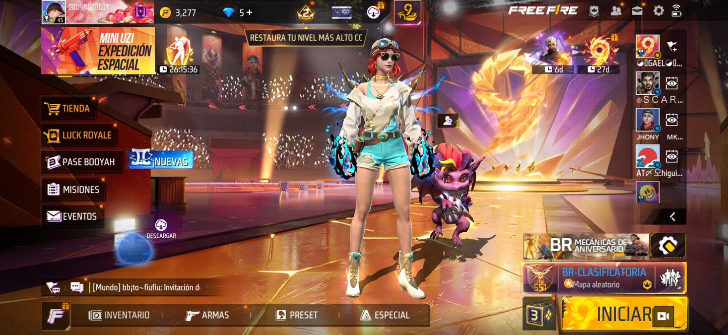 🔥 Cuenta Free Fire