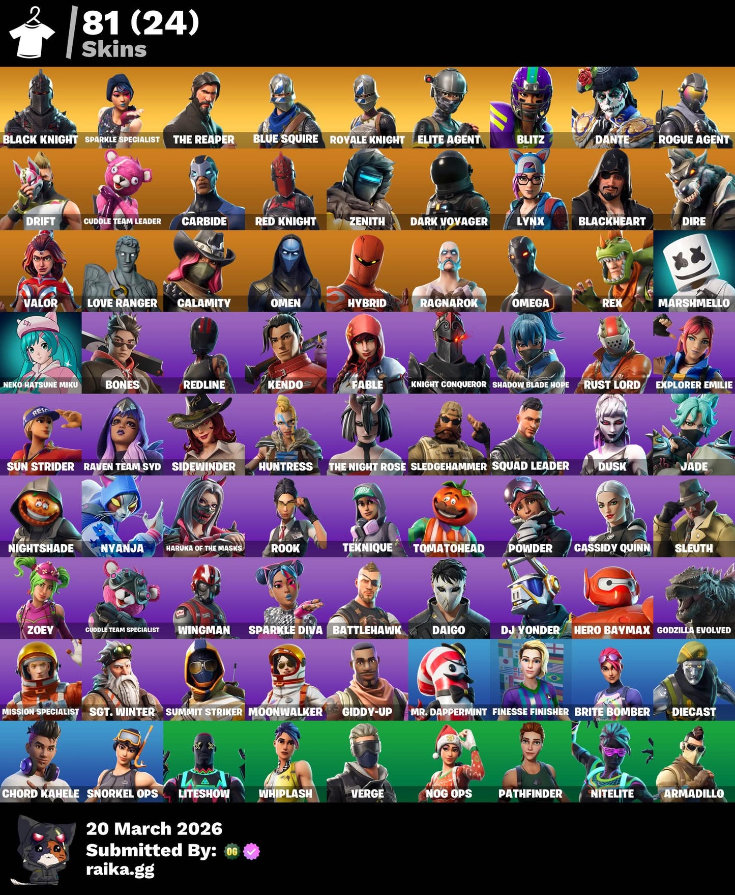 BLACK KNIGHT! FLOSS! TOMA LA L! BLITZ EXCLUSIVA! LYNX! SUN STRIDER! Vinculable a todo! (2999mx) @everyone