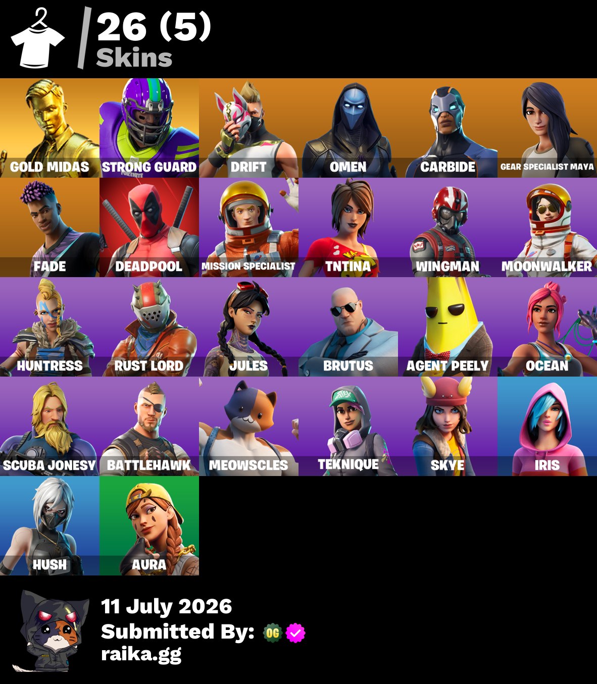 🎮 Cuenta Fortnite