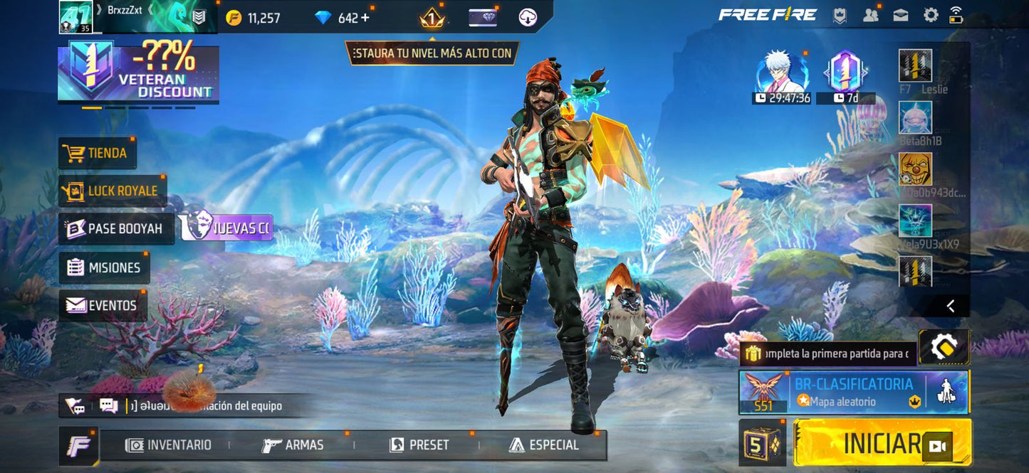 🔥 Cuenta Free Fire