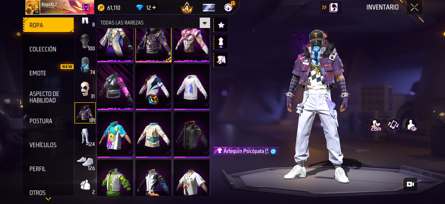 🔥 Cuenta Free Fire