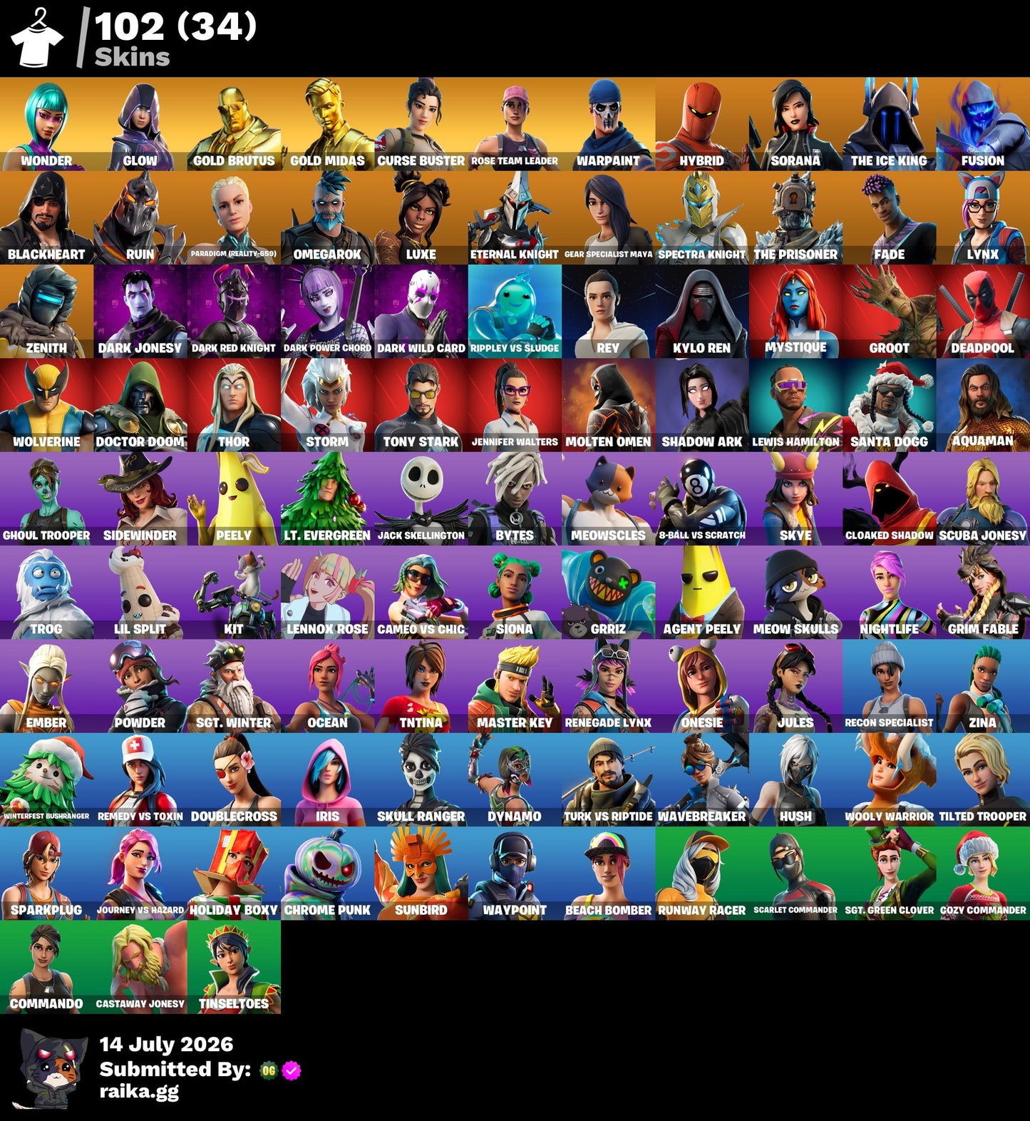🎮 Cuenta Fortnite