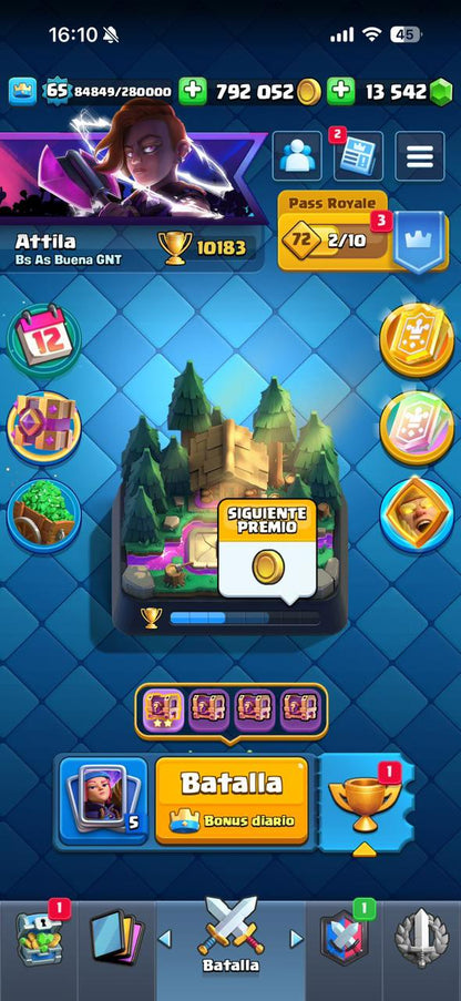 404 CLASH! CUENTA MUY BUENA! 10,183 COPAS! 4 CARTAS AL 16 MAX! 9 CARTAS AL 15! 82 CARTAS AL 14! 1 HÉROE! 12 CARTAS EVOLUTIVAS! 69 EMOTES MUY PEDIDOS! 10 TORRES! INSIGNIA DE 8 AÑOS! +700K MONEDAS! +13K GEMAS! (1699mx) @everyone