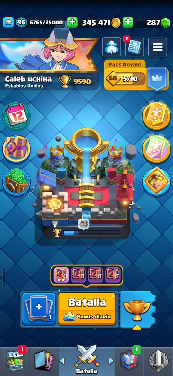 407 CLASH! 9590 COPAS! 2 CARTAS AL 15! 8 CARTAS AL 14! 6 EVOLUTIVAS! 46 EMOTES CON EL REY LLORANDO! 3 TORRES! INSIGNIA DE 3 AÑOS! (399mx) @everyone