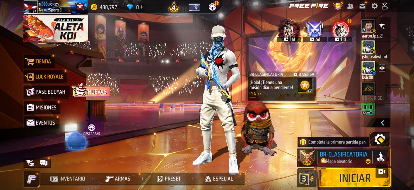 🔥 Cuenta Free Fire