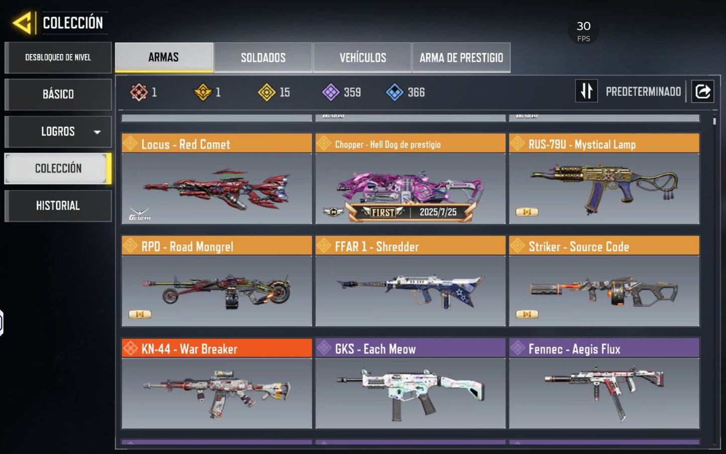 🎖️ Cuenta COD Mobile