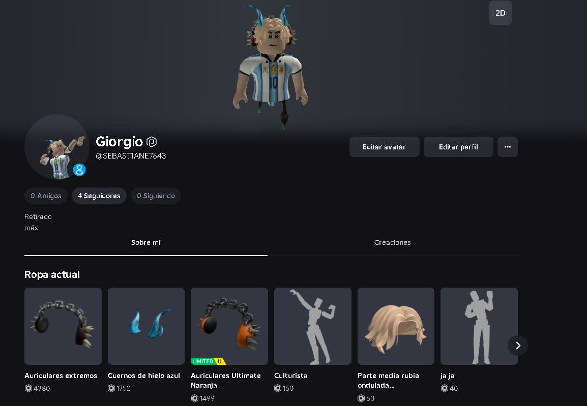 🎮 Cuenta Roblox