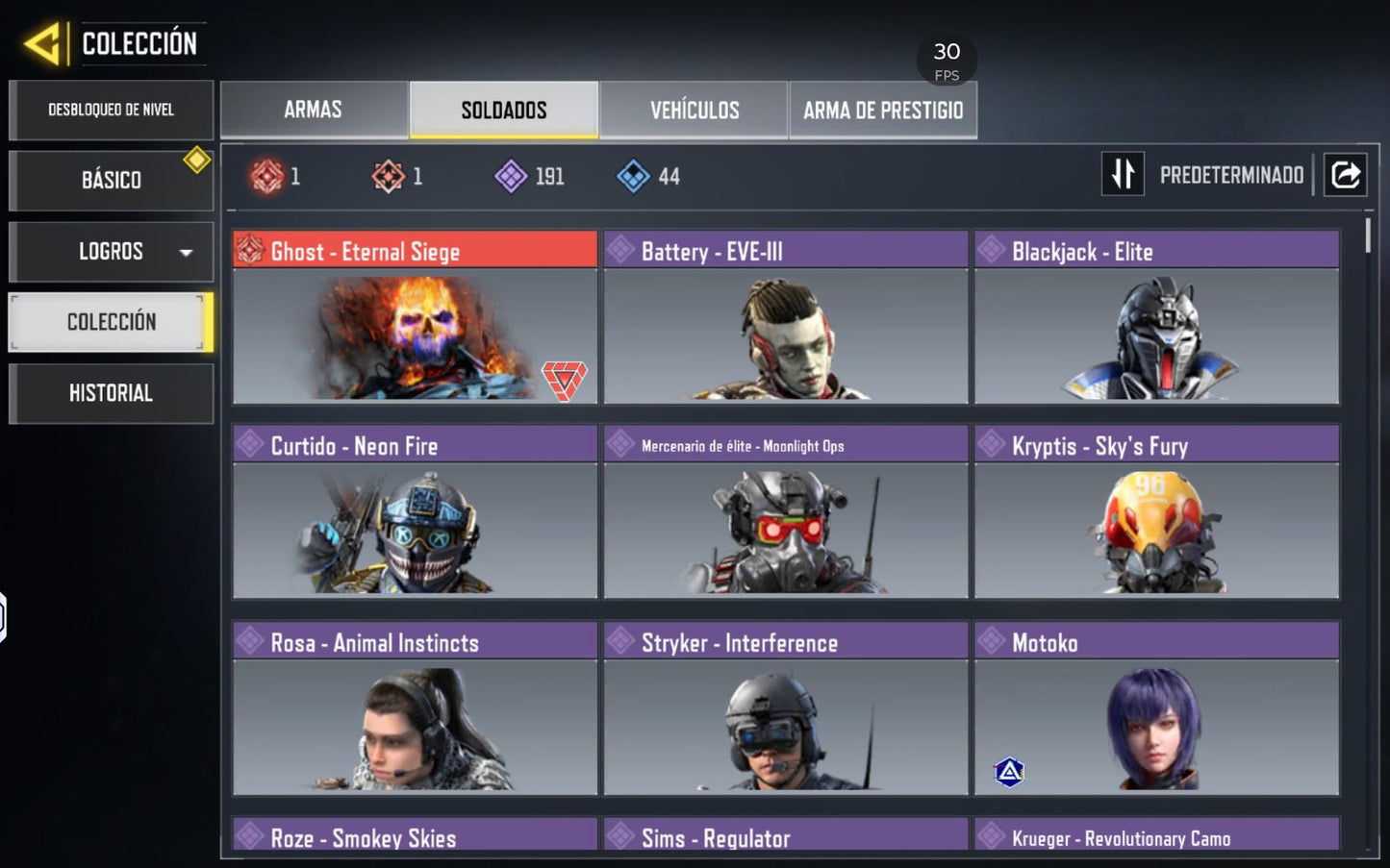 🎖️ Cuenta COD Mobile