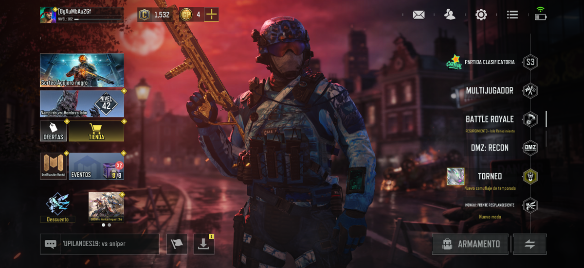 🎖️ Cuenta COD Mobile