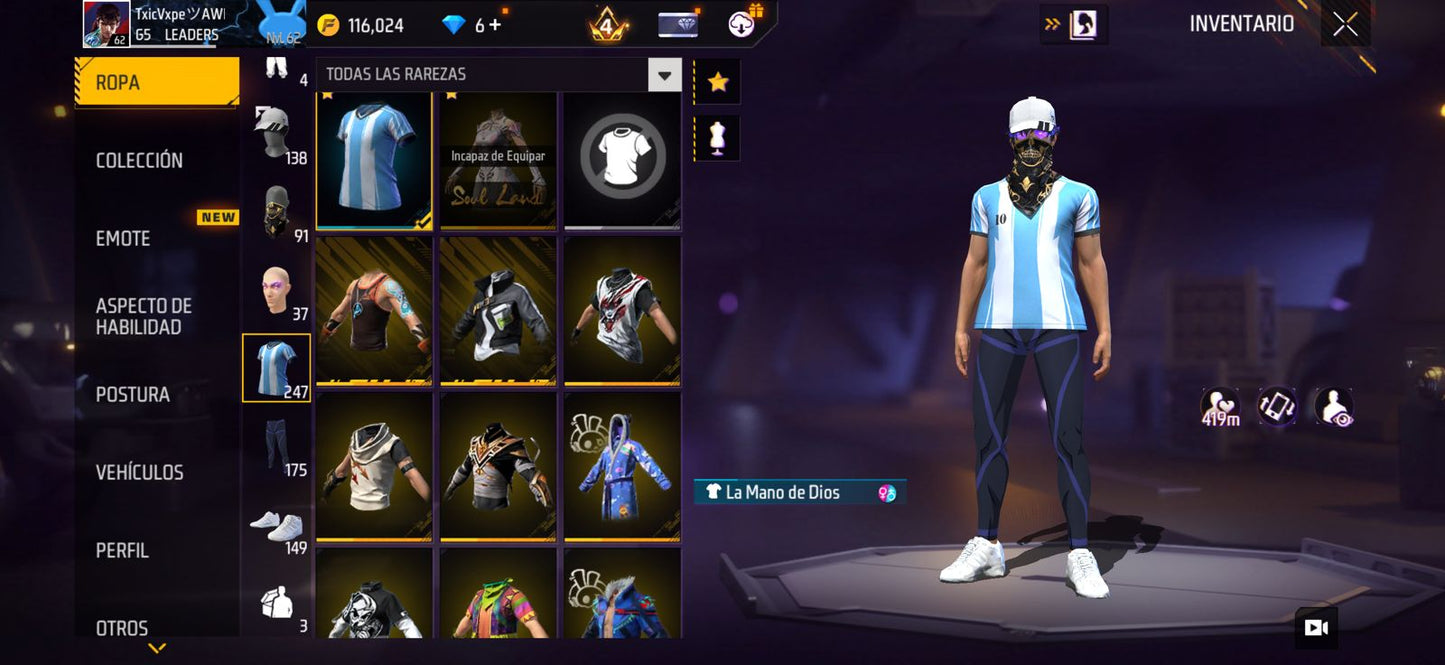 🔥 Cuenta Free Fire