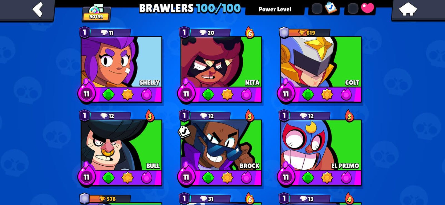 ⚡ Cuenta Brawl Stars