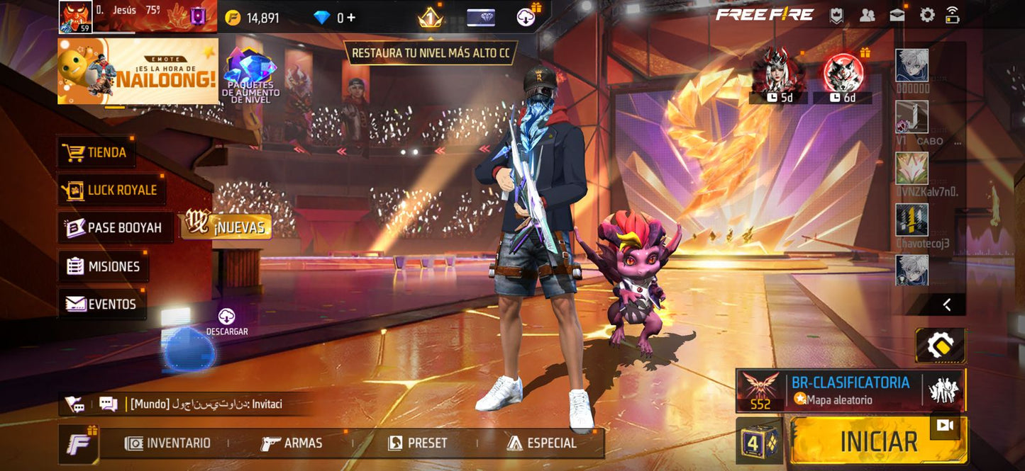 🔥 Cuenta Free Fire