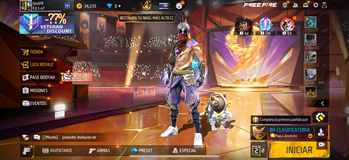 🔥 Cuenta Free Fire