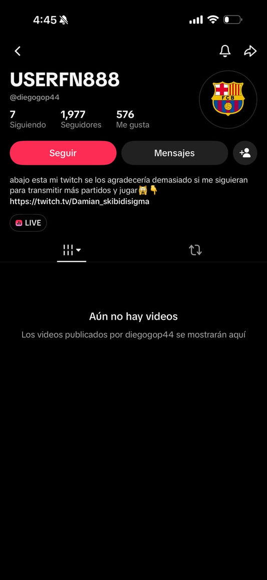 📱 Cuenta TikTok