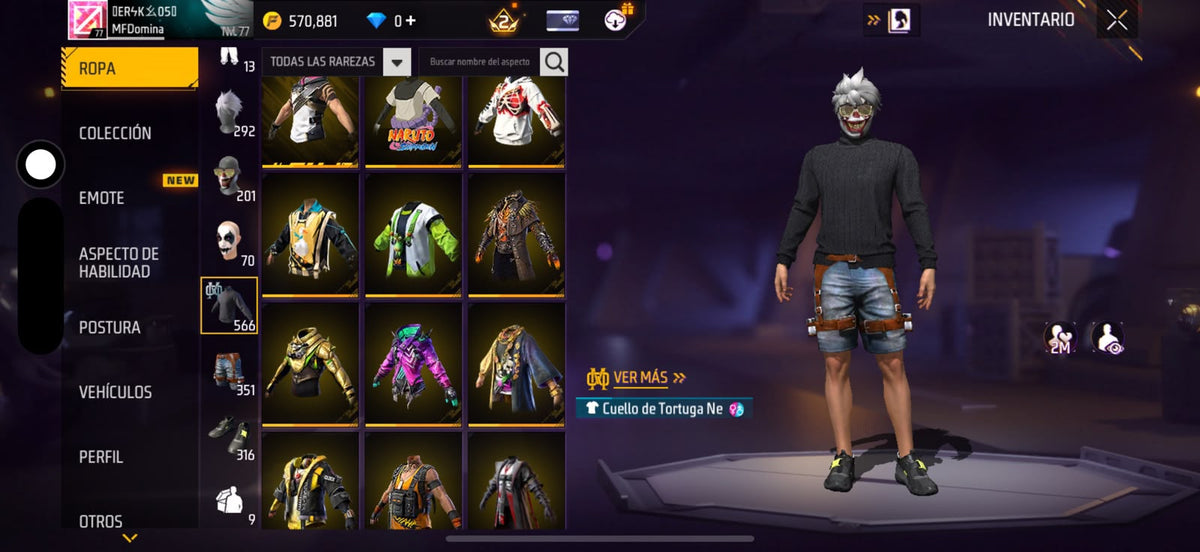 🔥 Cuenta Free Fire