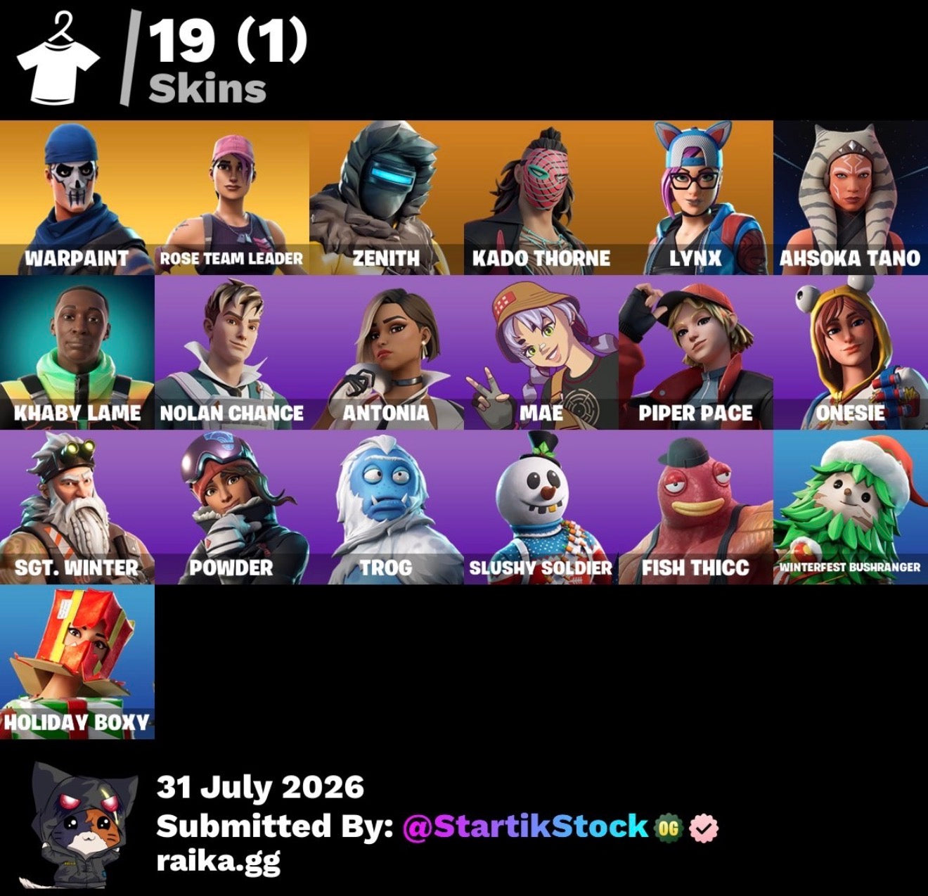 🎮 Cuenta Fortnite