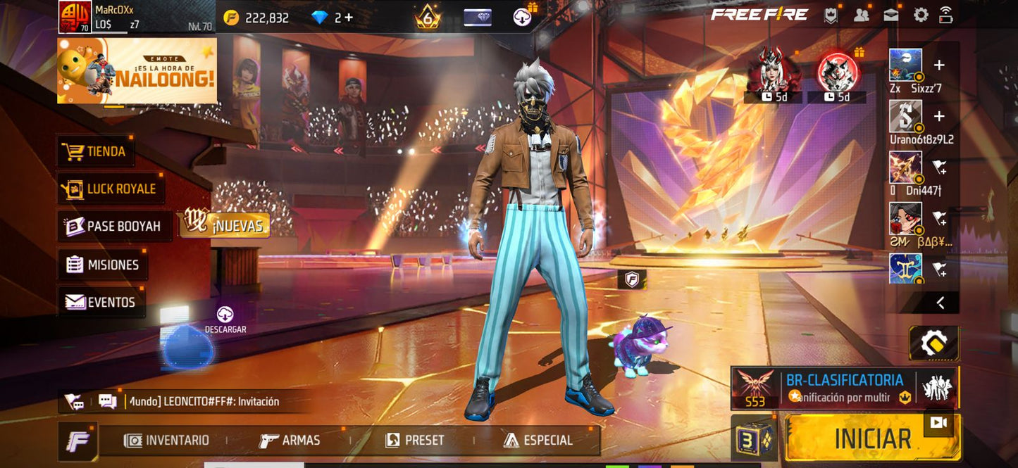 🔥 Cuenta Free Fire