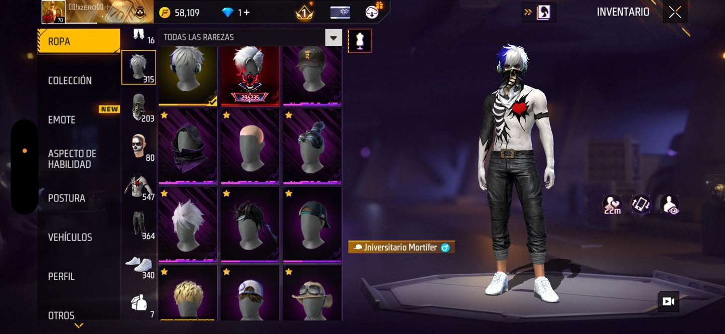 🔥 Cuenta Free Fire