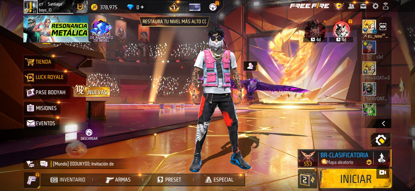 🔥 Cuenta Free Fire