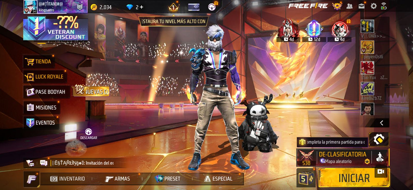 🔥 Cuenta Free Fire