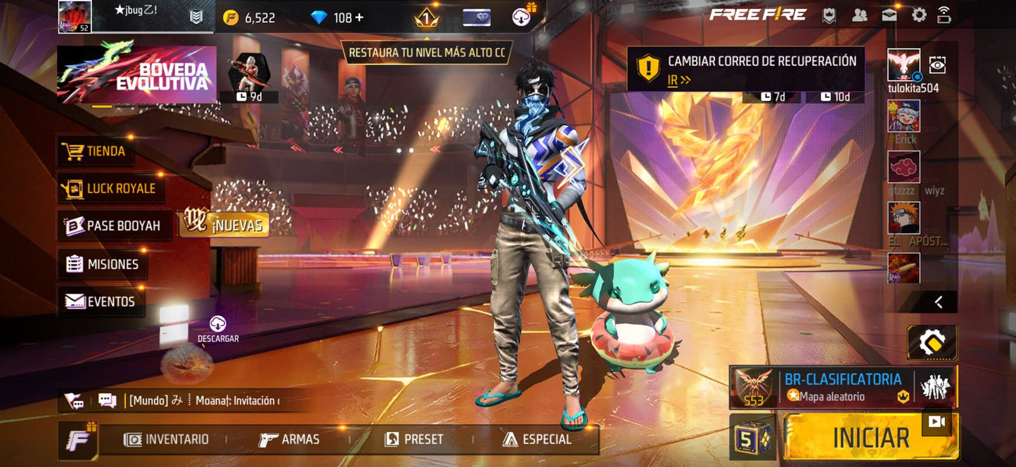 🔥 Cuenta Free Fire