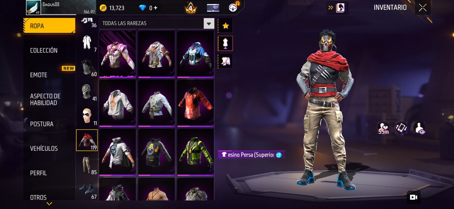 🔥 Cuenta Free Fire