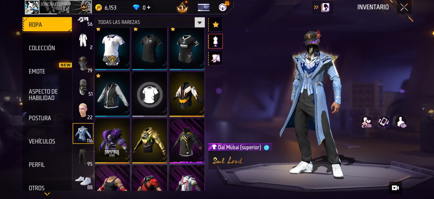 🔥 Cuenta Free Fire