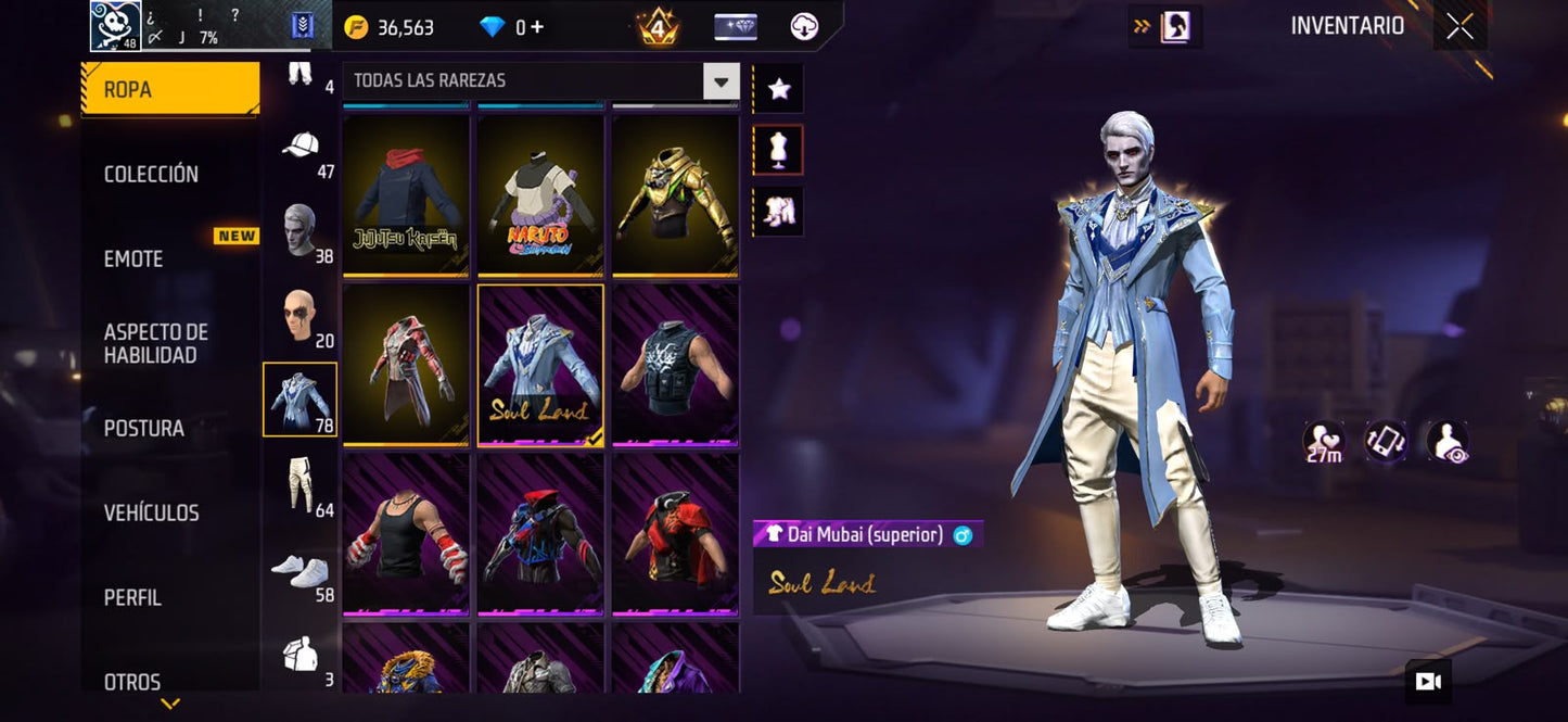 🔥 Cuenta Free Fire