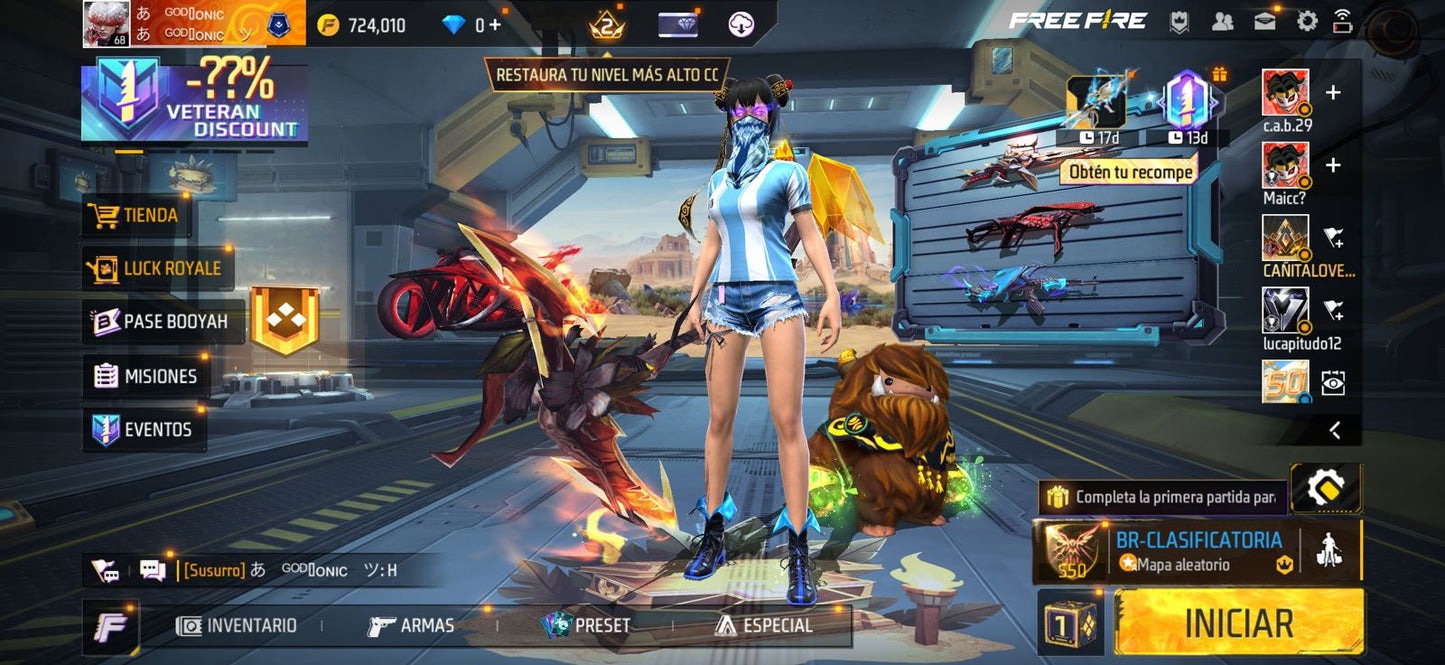 🔥 Cuenta Free Fire