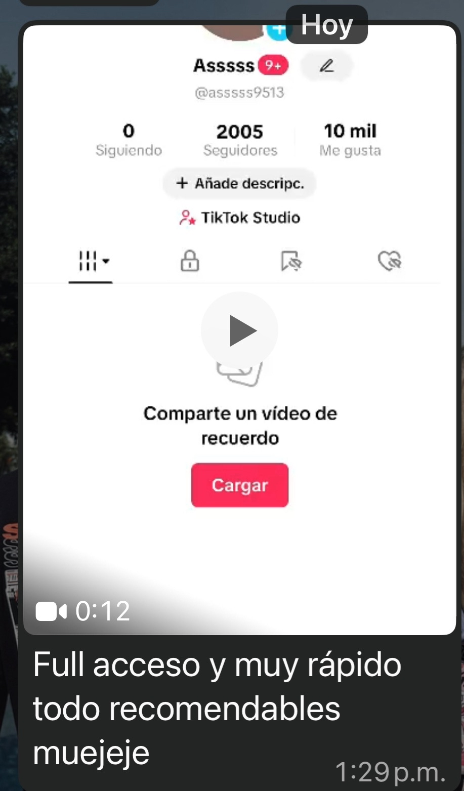 MÁS TARDE NUEVO STOCK DE TIKTOK! FELICES CON SUS CUENTAS @everyone
