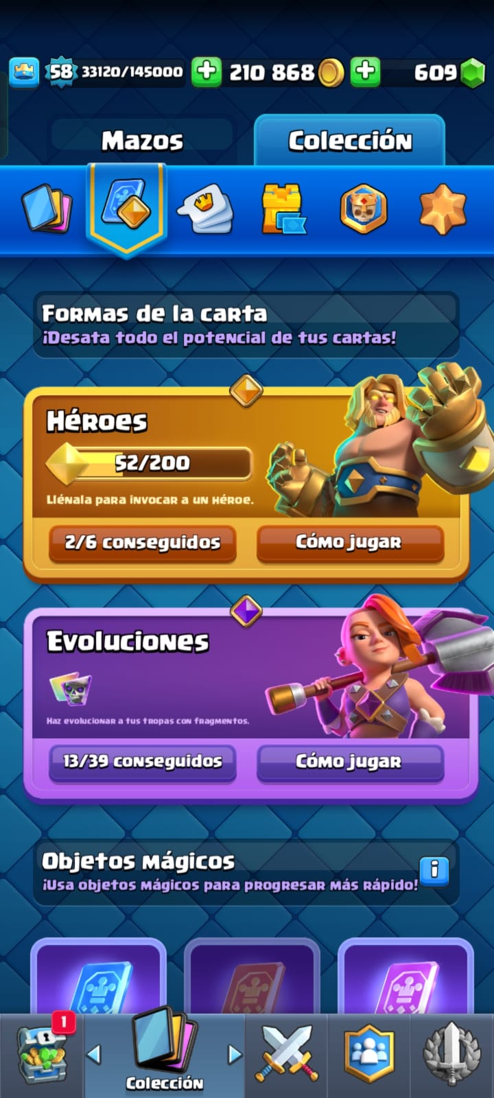 490 CLASH! CUENTA CON 10560 COPAS! 1 CARTA AL NIVEL 16! 10 CARTAS AL NIVEL 15! 17 CARTAS AL NIVEL 14! 2 CARTAS HÉROES DESBLOQUEADAS Y 12 CARTAS EVOLUTIVAS ADQUIRIDAS! 103 EMOTEEES! 10 TORRES! INSIGNIA DE 7 AÑOTES!  (799 MX) @everyone