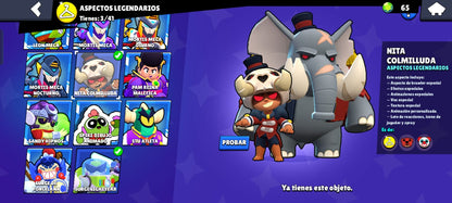 85 BRAWL! CUENTA CON 31195 COPAS! 18 BRAWLERS CON HIPERCARGA! 13 BRAWLERS CON FUERZA MÁXIMA! 3 ASPECTOS LEGENDARIOS! 10 ASPECTOS DE HIPERCARGA! (549 MX) @everyone