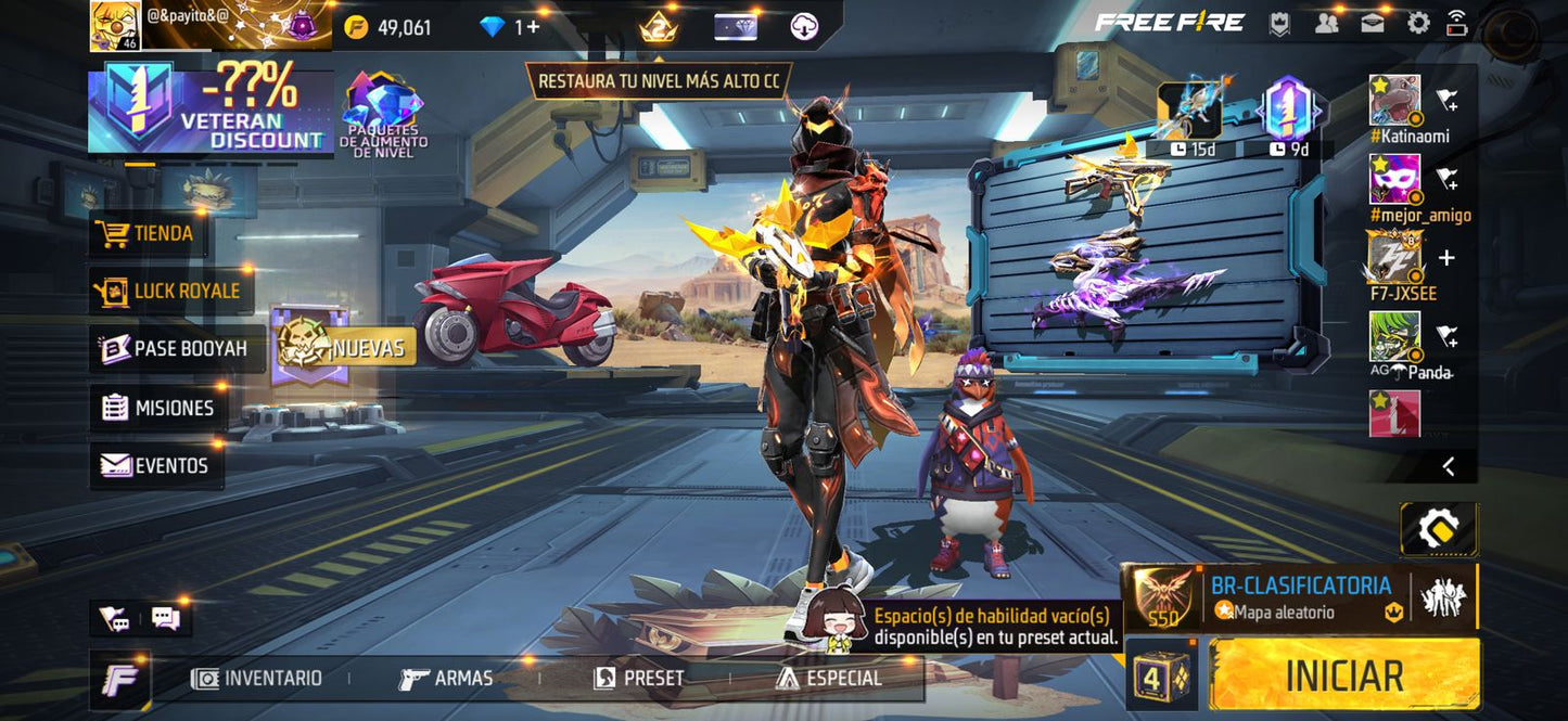 🔥 Cuenta Free Fire