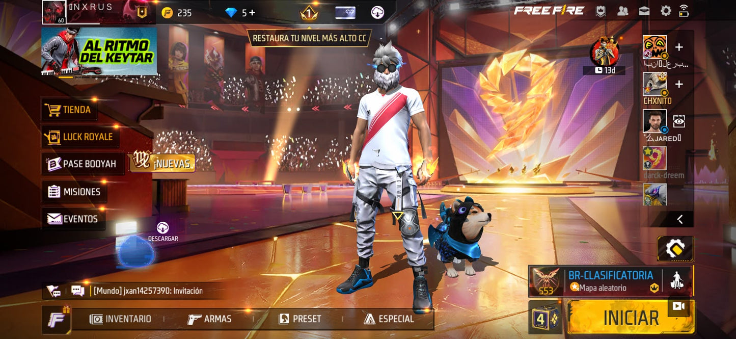 🔥 Cuenta Free Fire
