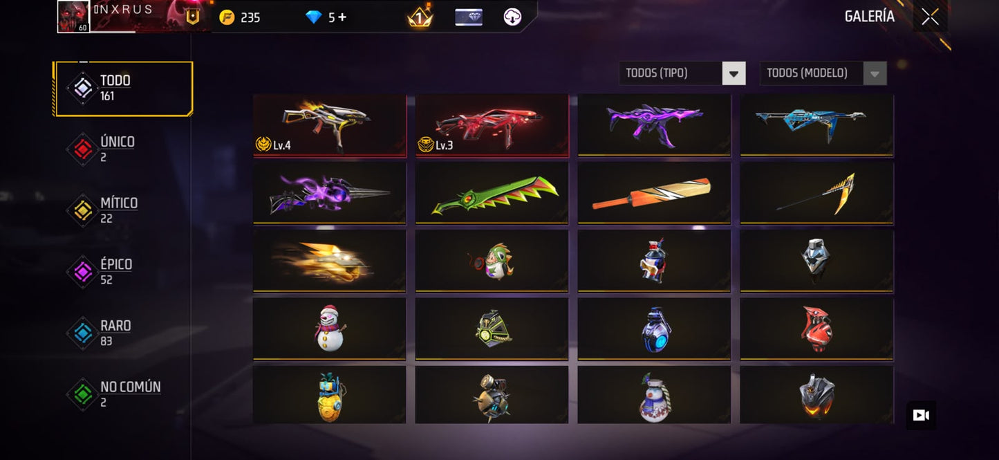 🔥 Cuenta Free Fire